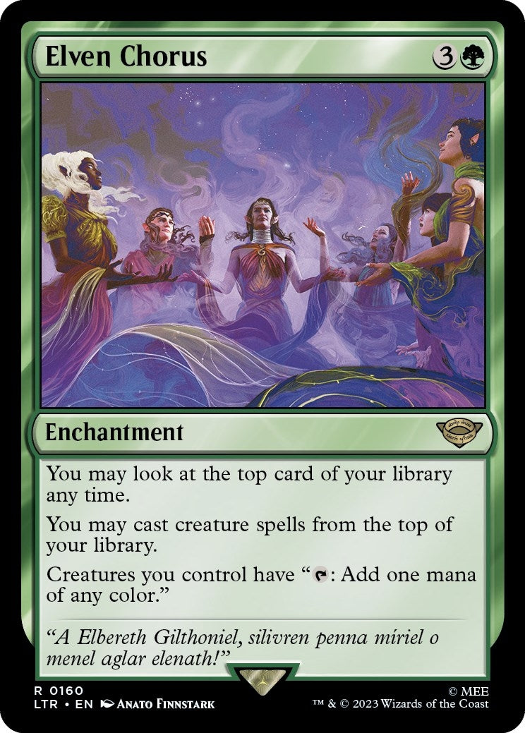 Image for Elven Chorus (160) (Universes Beyond: The Lord of the Rings: Tales of Middle-earth) - Magic: The Gathering