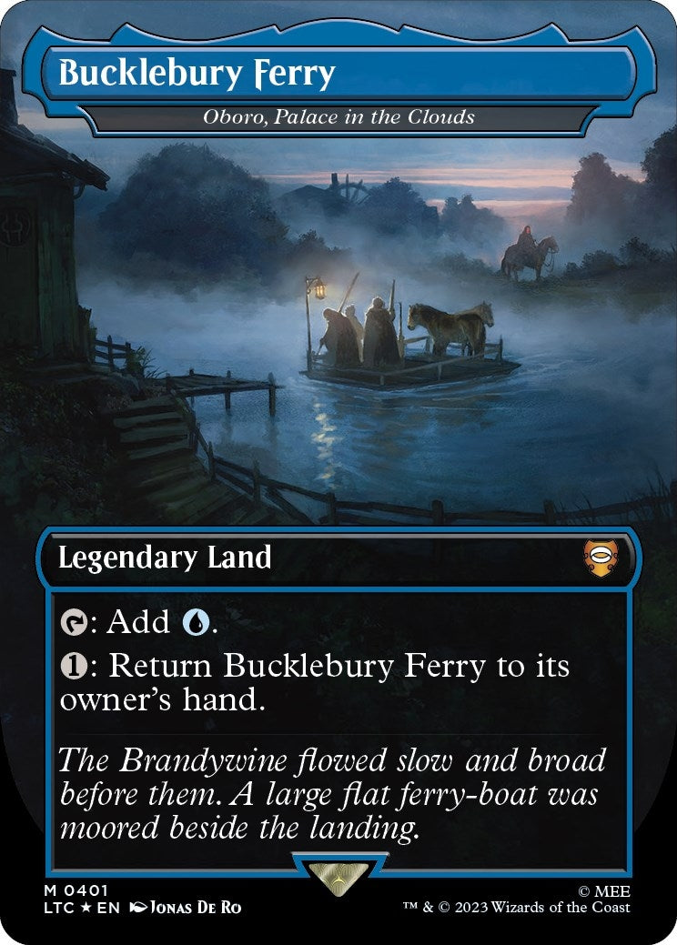 Image for Bucklebury Ferry - Oboro, Palace in the Clouds (Surge Foil) (401) (The Lord of the Rings: Tales of Middle-earth) - Magic: The Gathering