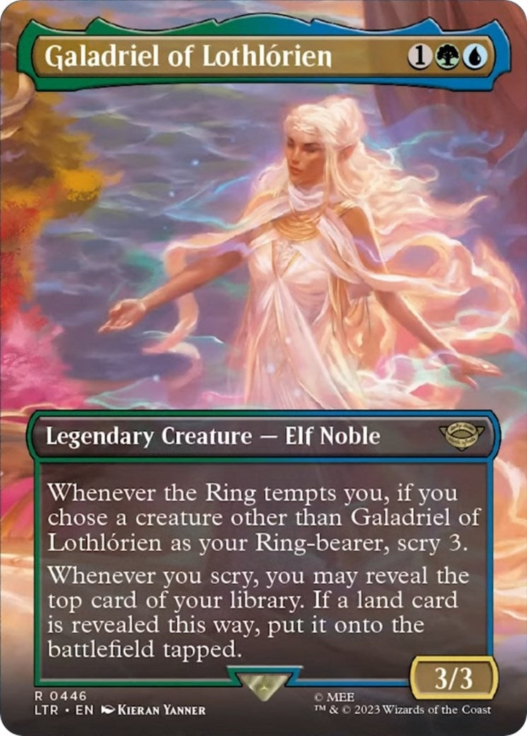 Image for Galadriel of Lothlorien (Borderless) (446) (Universes Beyond: The Lord of the Rings: Tales of Middle-earth) - Magic: The Gathering