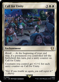 Image for Call for Unity (163) (The Lord of the Rings: Tales of Middle-earth) - Magic: The Gathering