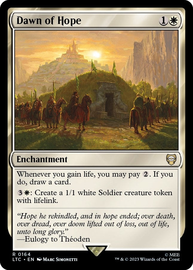 Image for Dawn of Hope (164) (The Lord of the Rings: Tales of Middle-earth) - Magic: The Gathering