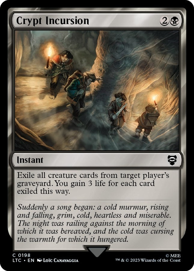 Image for Crypt Incursion (198) (The Lord of the Rings: Tales of Middle-earth) - Magic: The Gathering