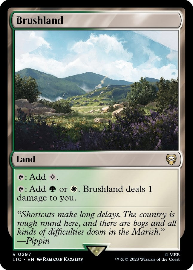 Image for Brushland (297) (The Lord of the Rings: Tales of Middle-earth) - Magic: The Gathering