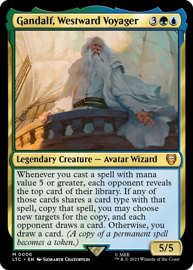 Image for Gandalf, Westward Voyager (6) (The Lord of the Rings: Tales of Middle-earth) - Magic: The Gathering