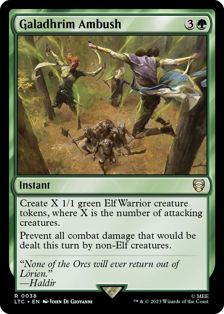 Image for Galadhrim Ambush (38) (The Lord of the Rings: Tales of Middle-earth) - Magic: The Gathering