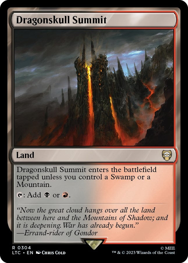Image for Dragonskull Summit (304) (The Lord of the Rings: Tales of Middle-earth) - Magic: The Gathering