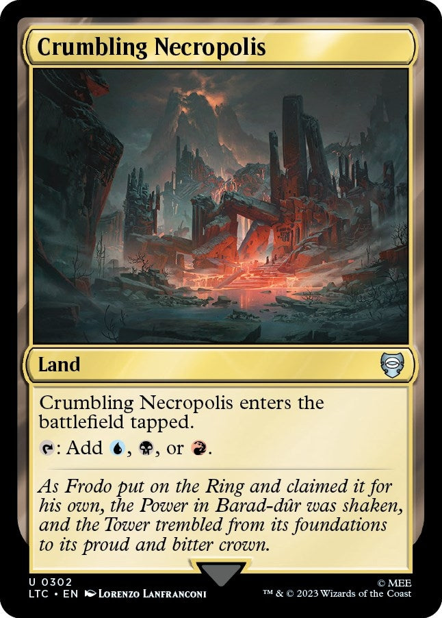 Image for Crumbling Necropolis (302) (The Lord of the Rings: Tales of Middle-earth) - Magic: The Gathering