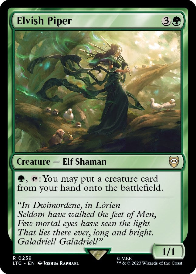 Image for Elvish Piper (239) (The Lord of the Rings: Tales of Middle-earth) - Magic: The Gathering