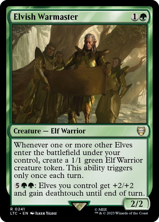 Image for Elvish Warmaster (241) (The Lord of the Rings: Tales of Middle-earth) - Magic: The Gathering