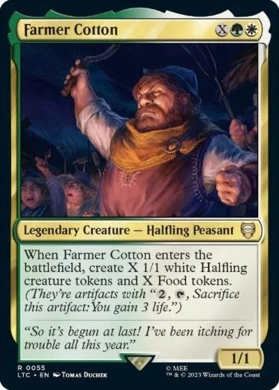 Image for Farmer Cotton (55) (The Lord of the Rings: Tales of Middle-earth) - Magic: The Gathering
