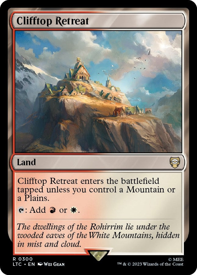 Image for Clifftop Retreat (300) (The Lord of the Rings: Tales of Middle-earth) - Magic: The Gathering