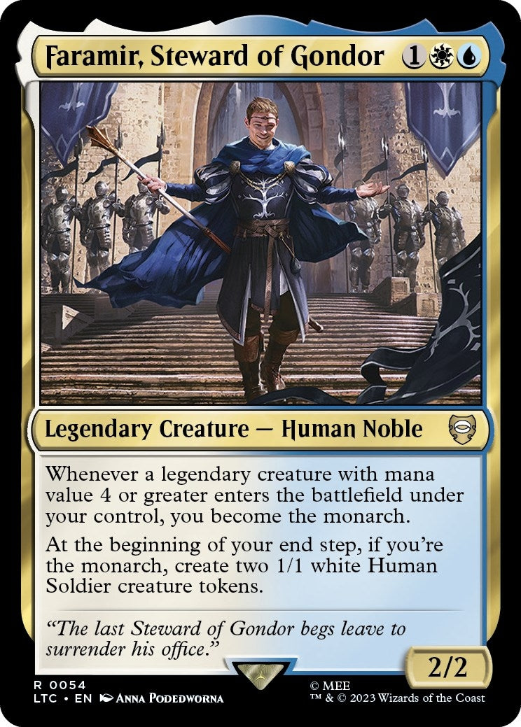 Image for Faramir, Steward of Gondor (54) (The Lord of the Rings: Tales of Middle-earth) - Magic: The Gathering