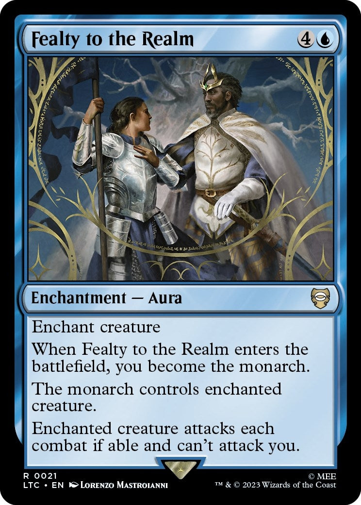 Image for Fealty to the Realm (21) (The Lord of the Rings: Tales of Middle-earth) - Magic: The Gathering