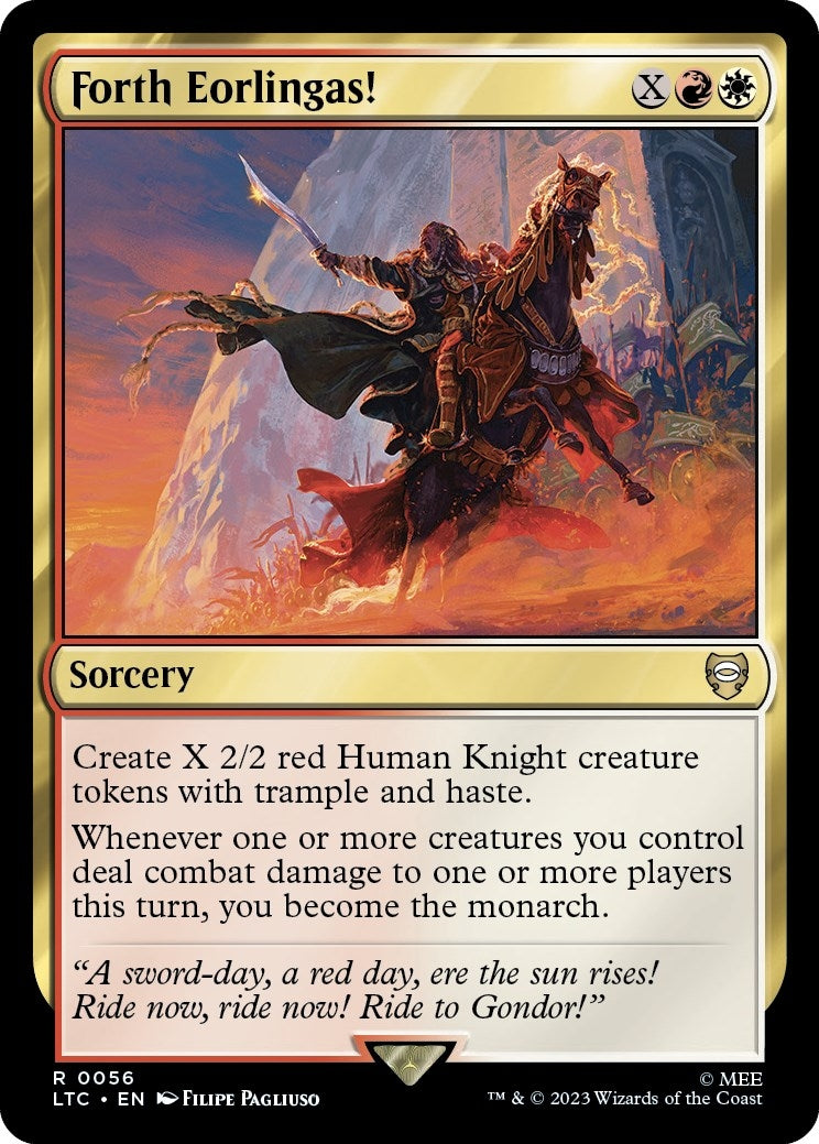 Image for Forth Eorlingas! (56) (The Lord of the Rings: Tales of Middle-earth) - Magic: The Gathering