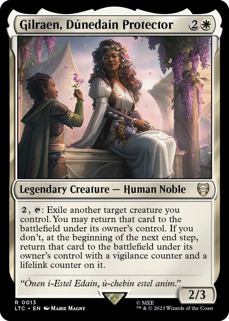 Image for Gilraen, Dunedain Protector (13) (The Lord of the Rings: Tales of Middle-earth) - Magic: The Gathering