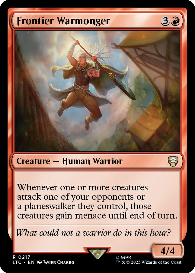 Image for Frontier Warmonger (217) (The Lord of the Rings: Tales of Middle-earth) - Magic: The Gathering