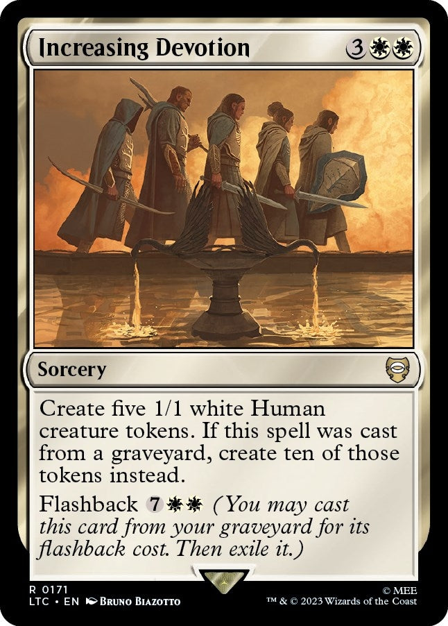 Image for Increasing Devotion (171) (The Lord of the Rings: Tales of Middle-earth) - Magic: The Gathering