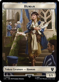 Image for Human // Human Knight Double-Sided Token (4 // 9) (The Lord of the Rings: Tales of Middle-earth) - Magic: The Gathering