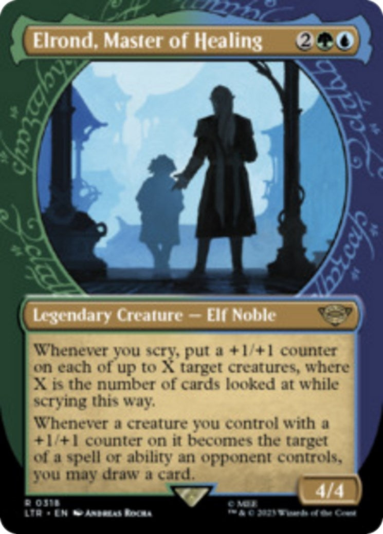 Image for Elrond, Master of Healing (Showcase) (318) (Universes Beyond: The Lord of the Rings: Tales of Middle-earth) - Magic: The Gathering