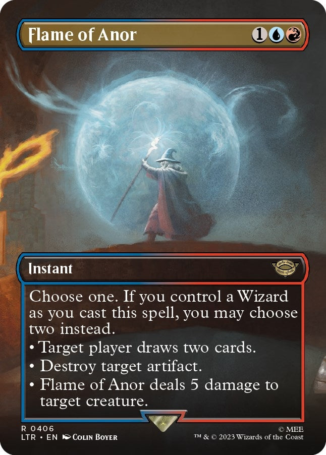 Image for Flame of Anor (Borderless) (406) (Universes Beyond: The Lord of the Rings: Tales of Middle-earth) - Magic: The Gathering