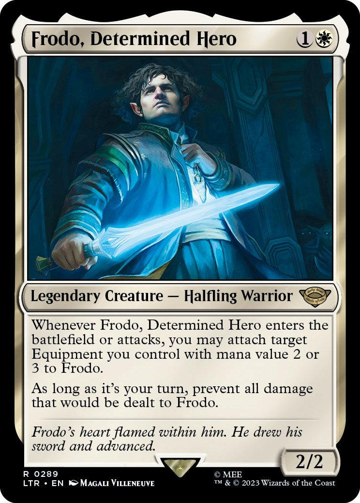 Image for Frodo, Determined Hero (289) (Universes Beyond: The Lord of the Rings: Tales of Middle-earth) - Magic: The Gathering