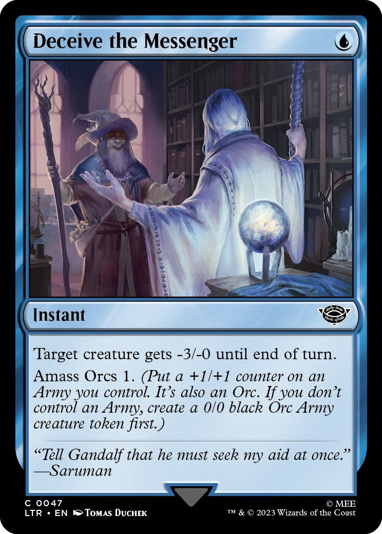 Image for Deceive the Messenger (47) (Universes Beyond: The Lord of the Rings: Tales of Middle-earth) - Magic: The Gathering
