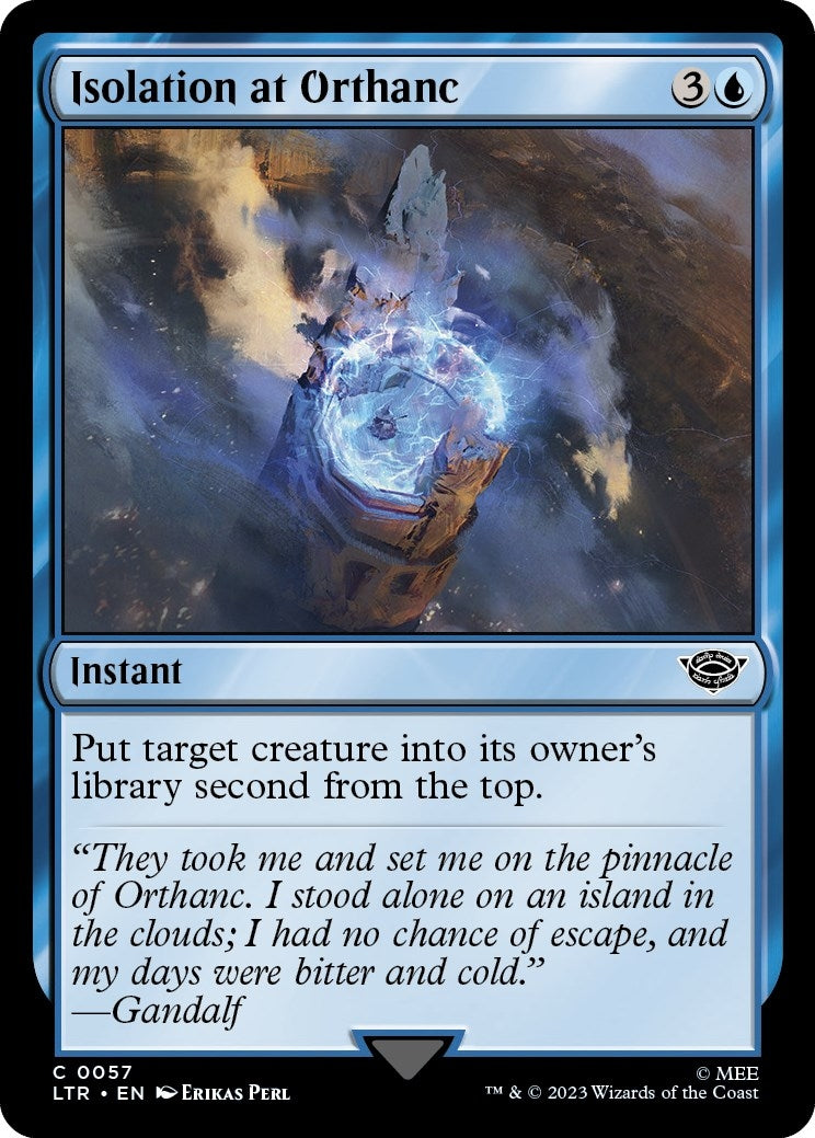 Image for Isolation at Orthanc (57) (Universes Beyond: The Lord of the Rings: Tales of Middle-earth) - Magic: The Gathering