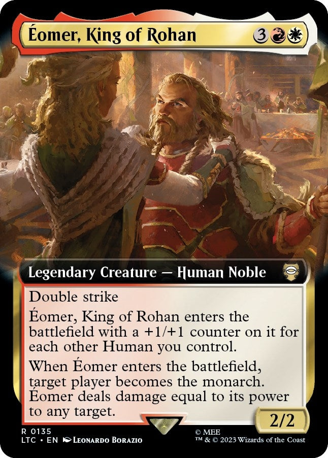 Image for Eomer, King of Rohan (Extended Art) (135) (The Lord of the Rings: Tales of Middle-earth) - Magic: The Gathering