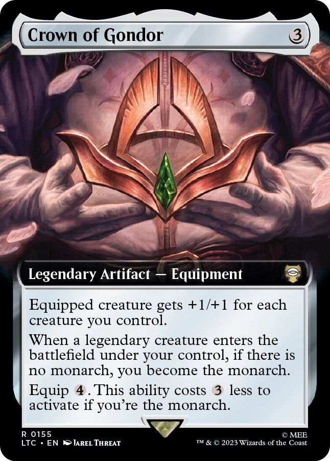 Image for Crown of Gondor (Extended Art) (155) (The Lord of the Rings: Tales of Middle-earth) - Magic: The Gathering