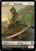 Image for Halfling // Treasure Double-Sided Token (3 // 12) (The Lord of the Rings: Tales of Middle-earth) - Magic: The Gathering