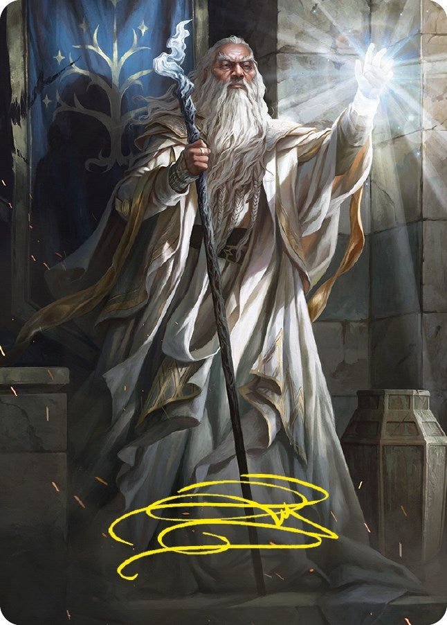 Image for Gandalf the White Art Card (Gold-Stamped Signature) (3) (Universes Beyond: The Lord of the Rings: Tales of Middle-earth) - Magic: The Gathering