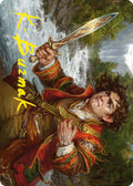 Image for Frodo Baggins Art Card (16/81) (Gold-Stamped Signature) (16) (Universes Beyond: The Lord of the Rings: Tales of Middle-earth) - Magic: The Gathering