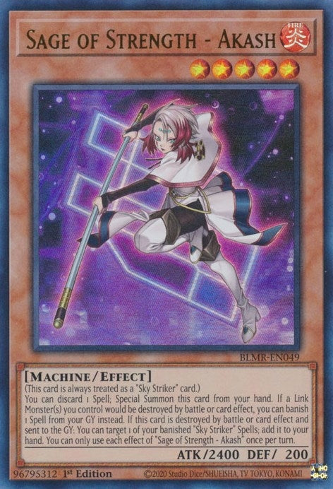 Image for Sage of Strength - Akash (BLMR-EN049) (BLMR) - YuGiOh