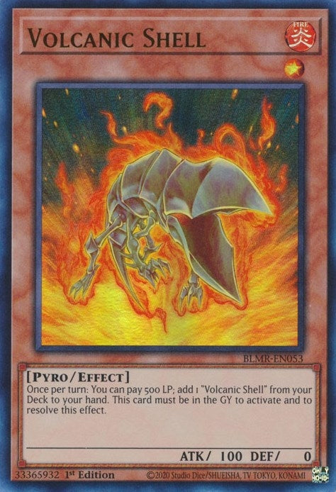 Image for Volcanic Shell (BLMR-EN053) (BLMR) - YuGiOh