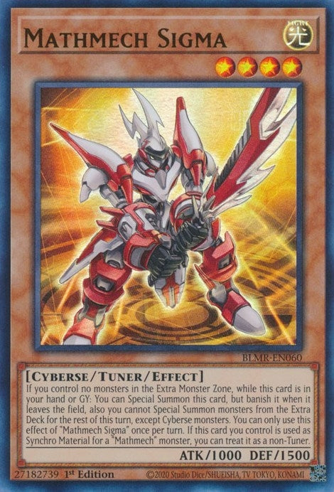 Image for Mathmech Sigma (BLMR-EN060) (BLMR) - YuGiOh