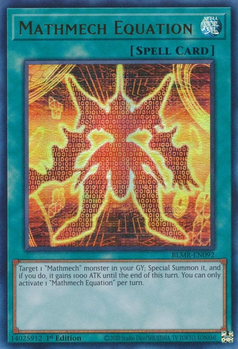 Image for Mathmech Equation (BLMR-EN092) (BLMR) - YuGiOh