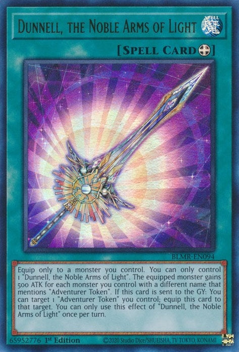 Image for Dunnell, the Noble Arms of Light (BLMR-EN094) (BLMR) - YuGiOh