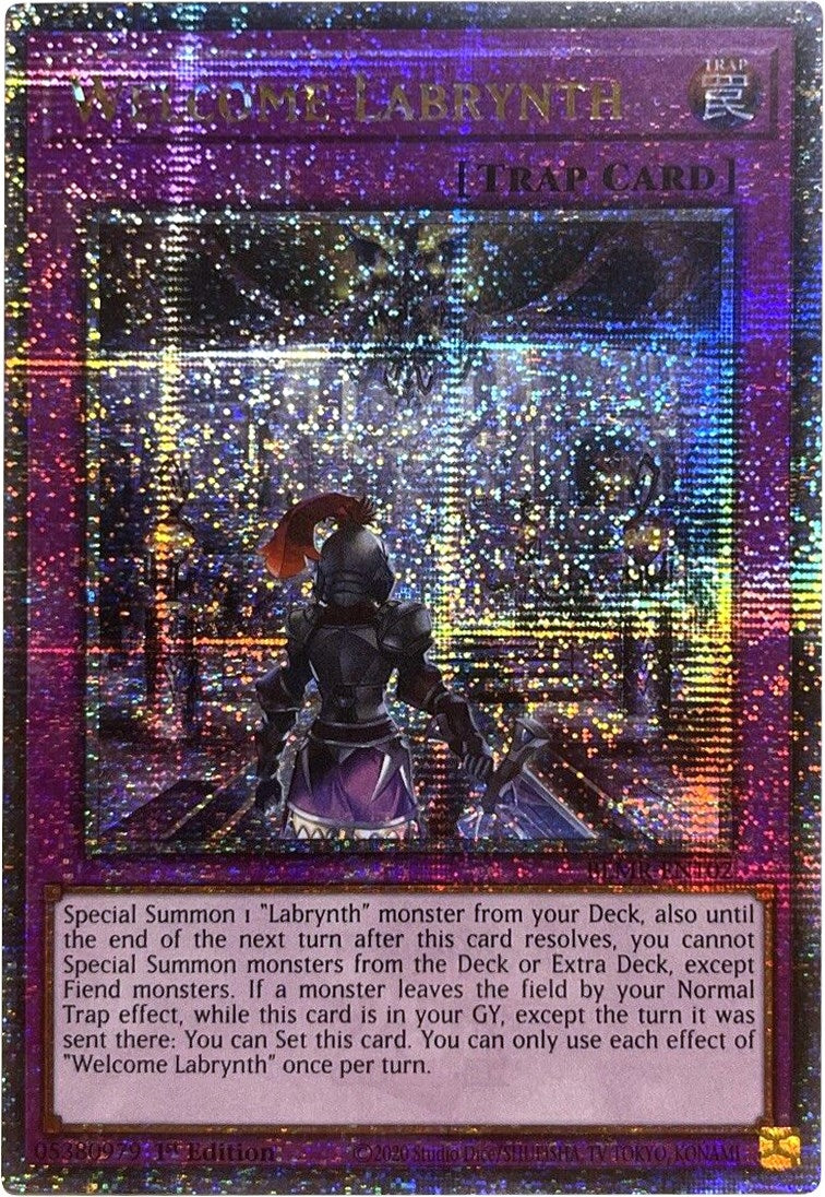 Image for Welcome Labrynth (Quarter Century Secret Rare) (BLMR-EN102) (BLMR) - YuGiOh