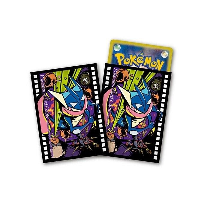 Image for Pokemon TCG: Pokemon Center Japan Exclusive Card Sleeves - Greninja Midnight Agent: The Cinema (64-Pack) - Card Sleeves