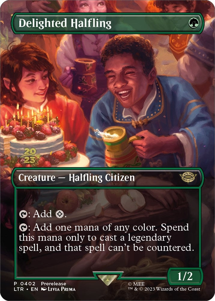 Image for Delighted Halfling (0402) (402) (Prerelease Cards) - Magic: The Gathering