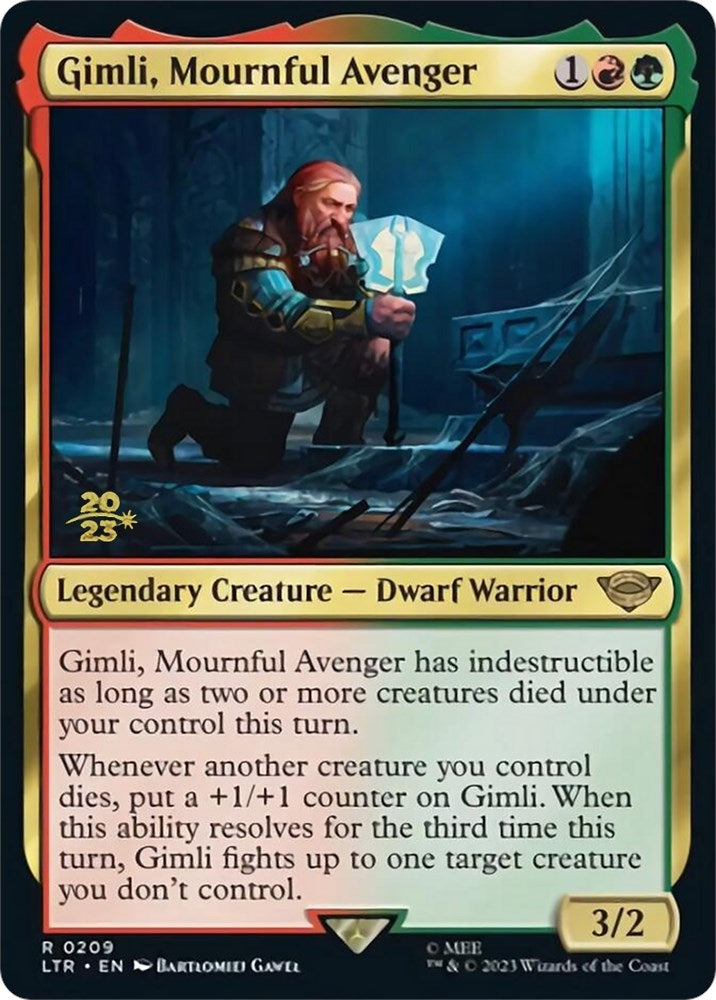 Image for Gimli, Mournful Avenger (209) (Prerelease Cards) - Magic: The Gathering