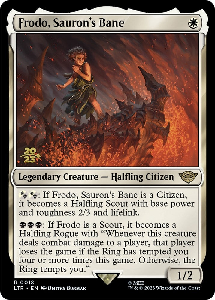 Image for Frodo, Sauron's Bane (18) (Prerelease Cards) - Magic: The Gathering