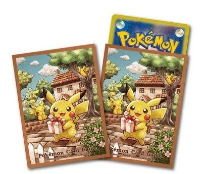 Image for Pokemon TCG: Pokemon Center Japan Exclusive Card Sleeves - Pikachu's Gift (64-Pack) - Card Sleeves