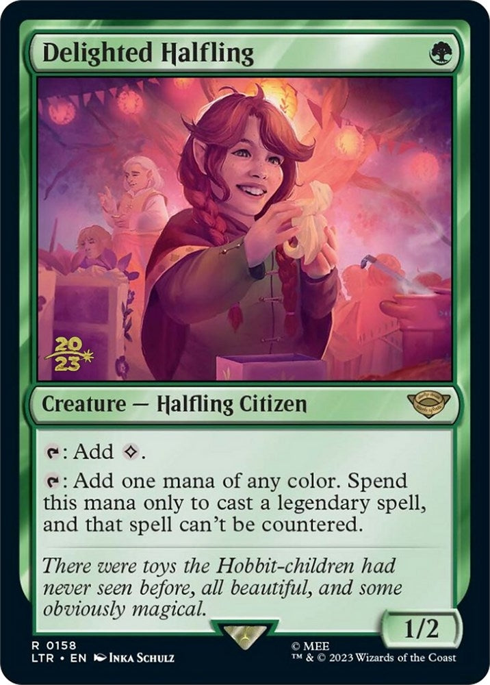 Image for Delighted Halfling (0158) (158) (Prerelease Cards) - Magic: The Gathering