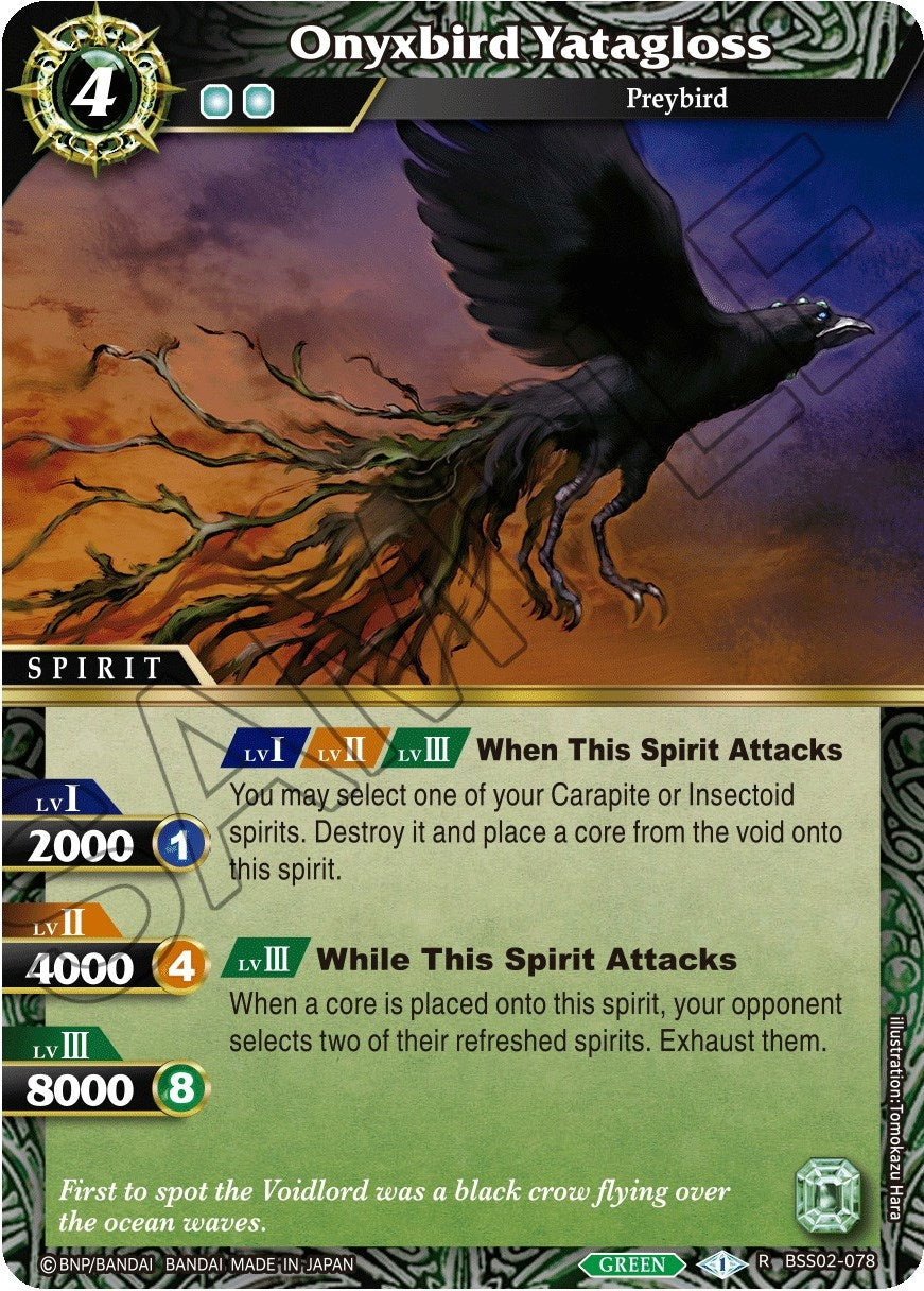 Onyxbird Yatagloss (BSS02-078) (False Gods)