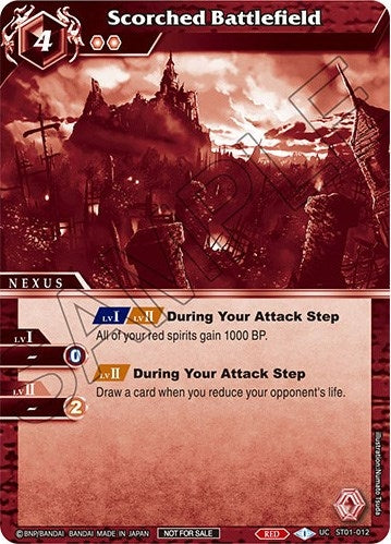 Image for Scorched Battlefield (Event Pack Vol. 2) (ST01-012) (Launch & Event Promos) - Battle Spirits Saga