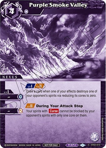 Image for Purple Smoke Valley (Event Pack Vol. 2) (ST02-013) (Launch & Event Promos) - Battle Spirits Saga