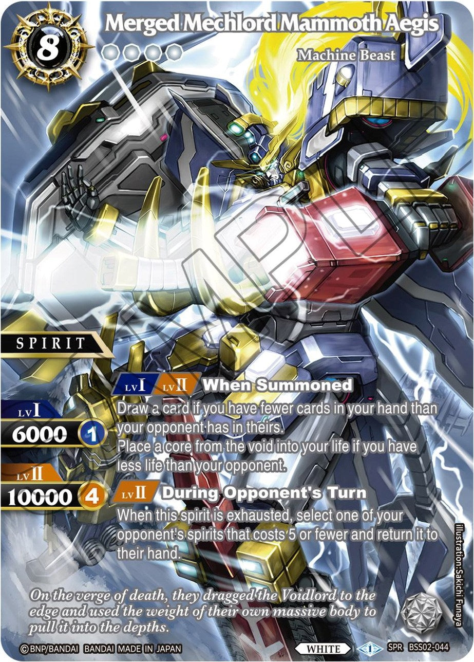 Image for Merged Mechlord Mammoth Aegis (SPR) (BSS02-044) (False Gods) - Battle Spirits Saga
