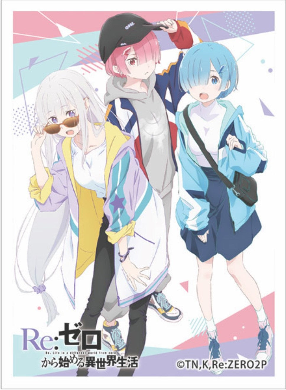 Image for Re:ZERO -Starting Life in Another World- Sleeves - Emilia, Ram & Rem (65-pack) - Card Sleeves