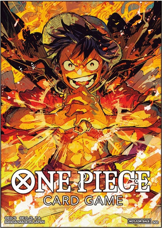 Image for One Piece Card Game Official Sleeves - Monkey.D.Luffy (Store Championship Participation) (10-Pack) - Card Sleeves